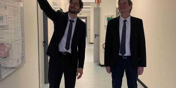 Foto von Herrn Kiffmeier und Herrn Prof. Dr.-Ing. Frei