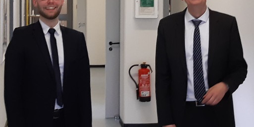 Foto von Andreas Bendicks und Prof. Dr.-Ing. Stephan Frei